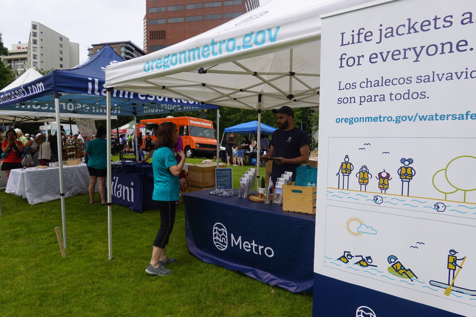 Vendors 117 Metro Lifejacket Giveaway booth 2024